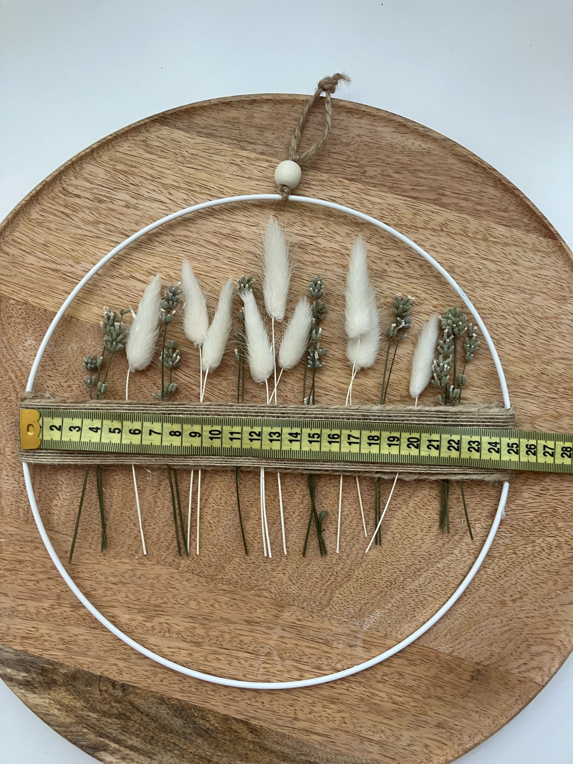 Wianek z białą lawendą Zapach spokoju - obrazek 4